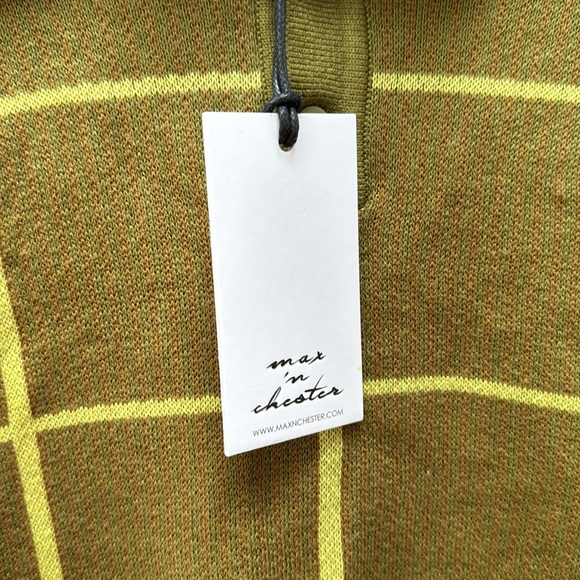 NWT Max ‘N Chester Checkered Sweater Polo| St Patrick’s Day - Picture 5 of 11